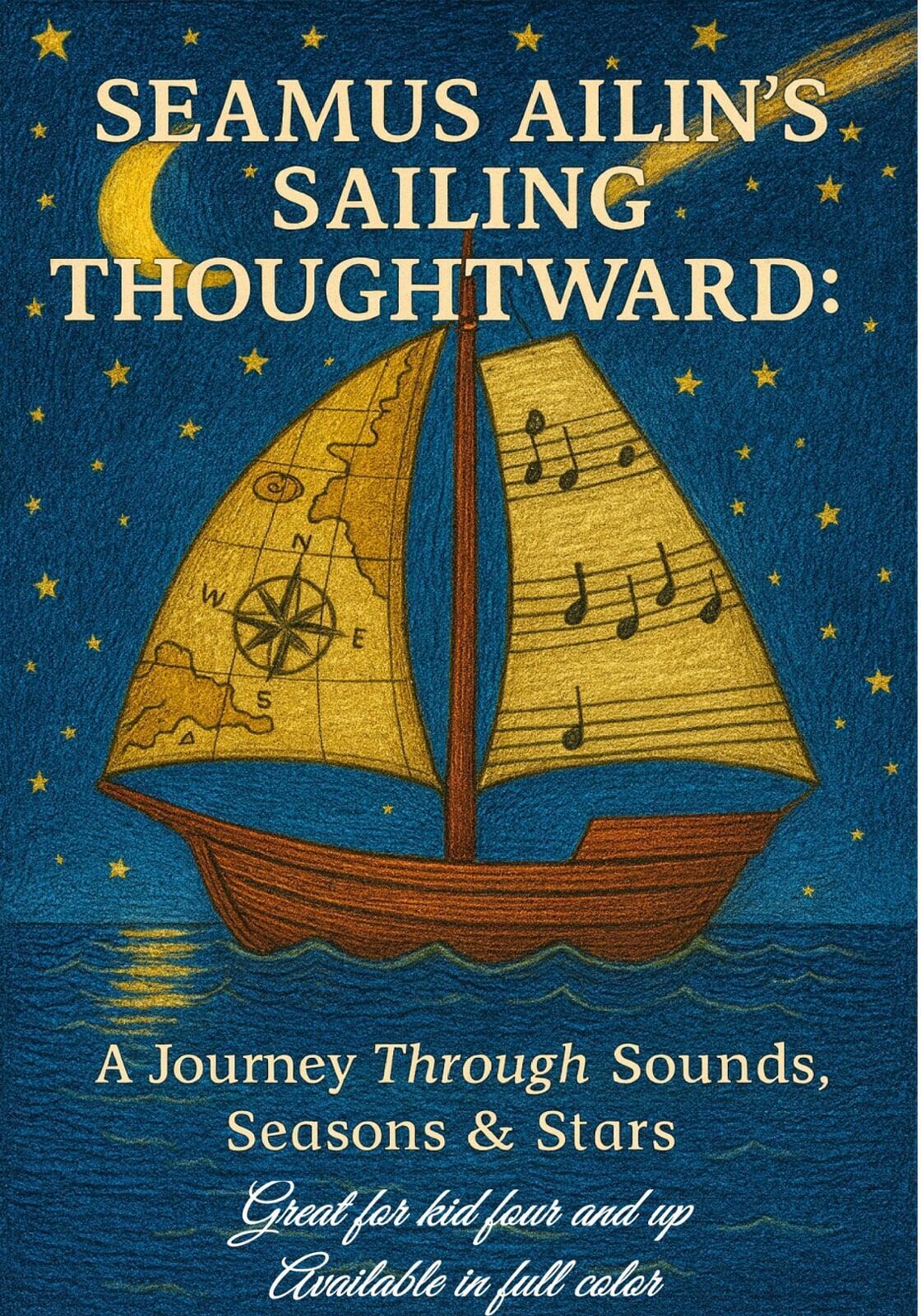 Book cover for Sailing Thoughtward by Seamus Ailin.